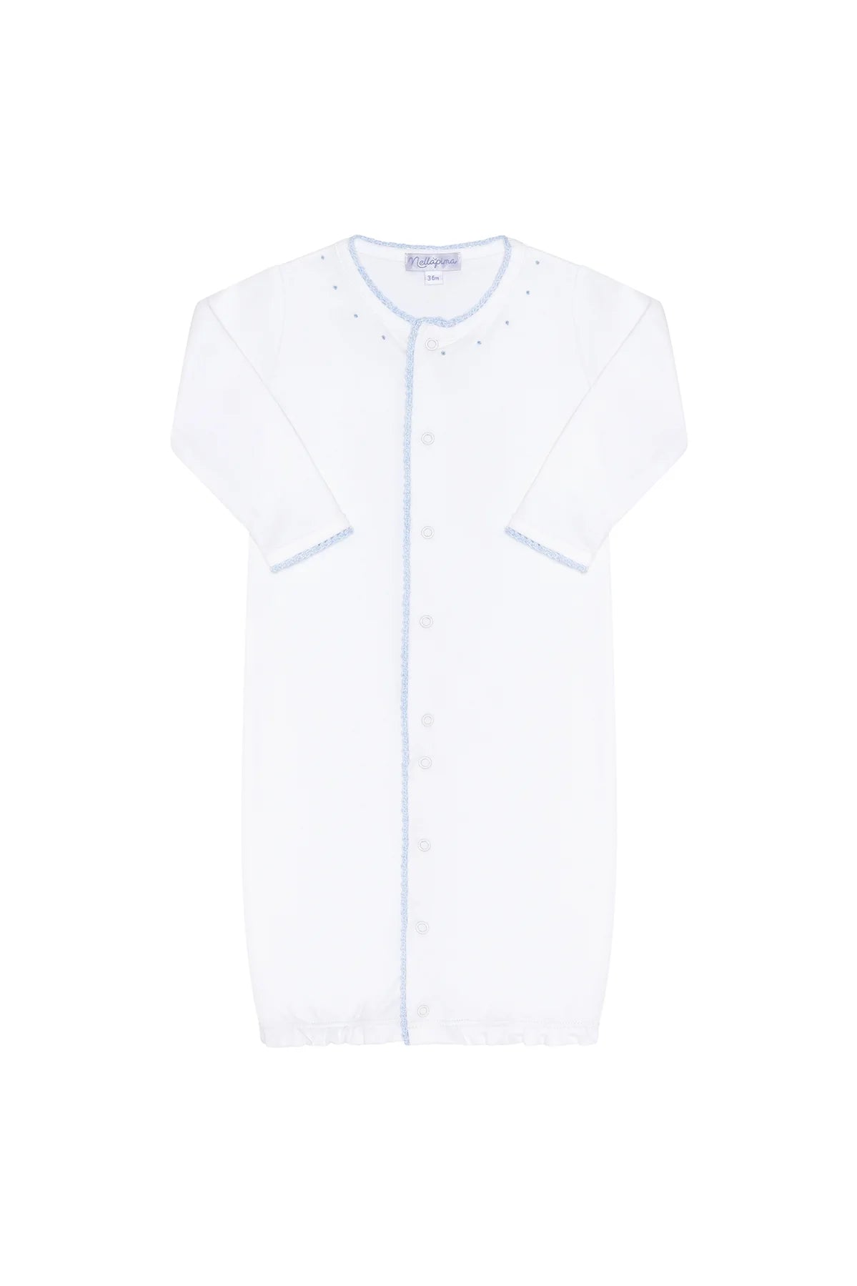 Blue Crochet Converter Gown