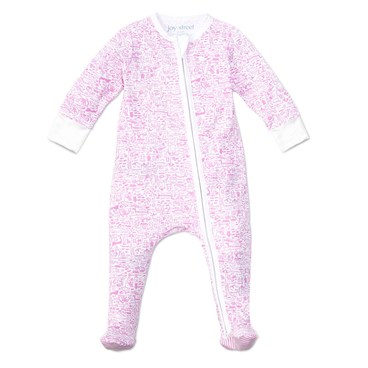 Cape Cod Zip Baby Onesie
