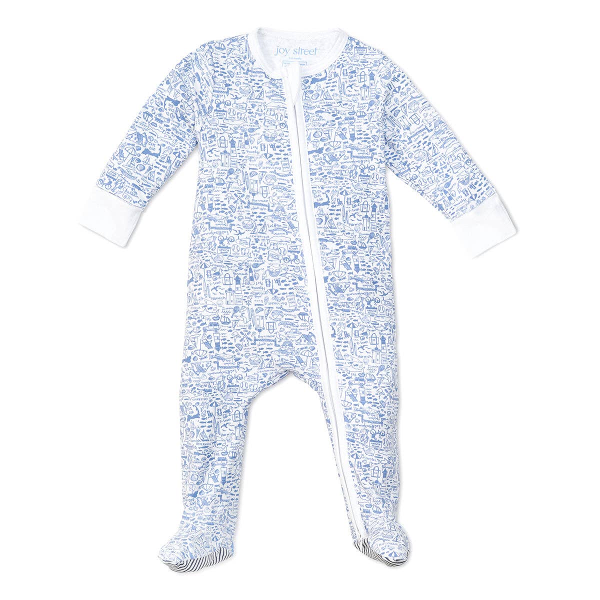 Cape Cod Dream Baby Blue Footie