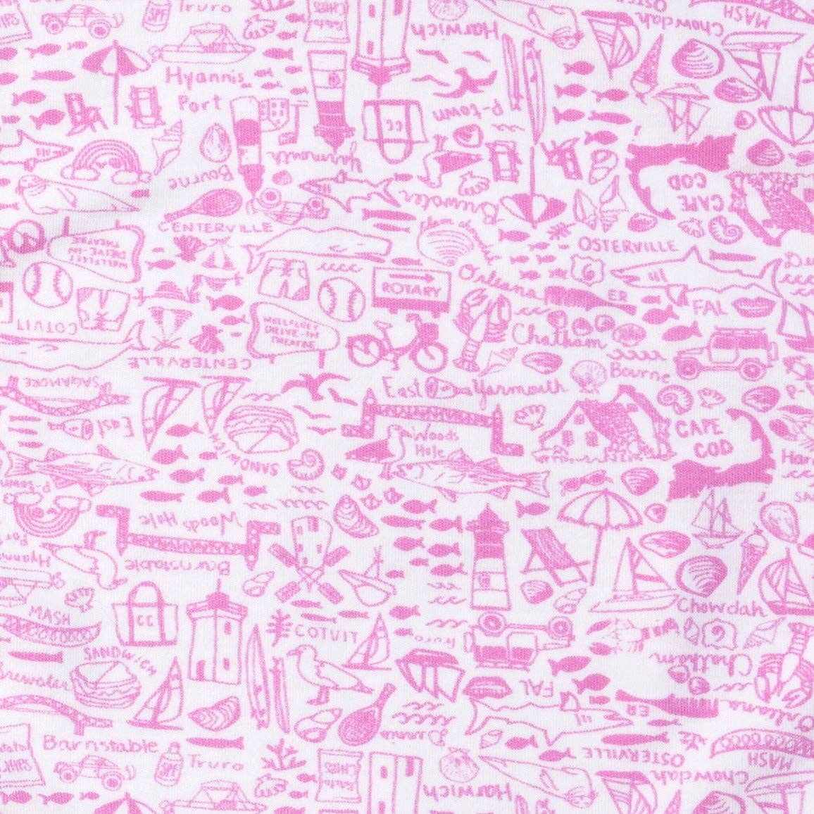 Cape Cod Zip Baby Onesie