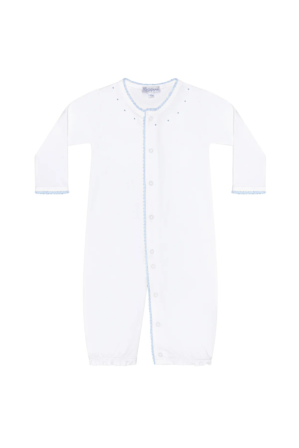 Blue Crochet Converter Gown