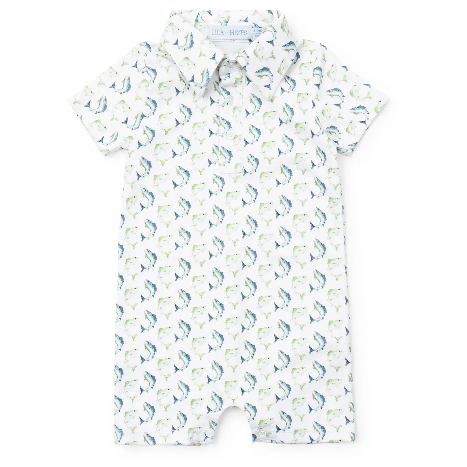 Tripp Boys' Polo Shortall - Jumping Trout